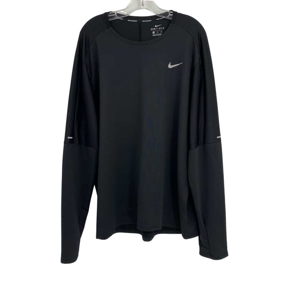 Nike Black Long Sleeve Workout T-Shirt | Size XXL